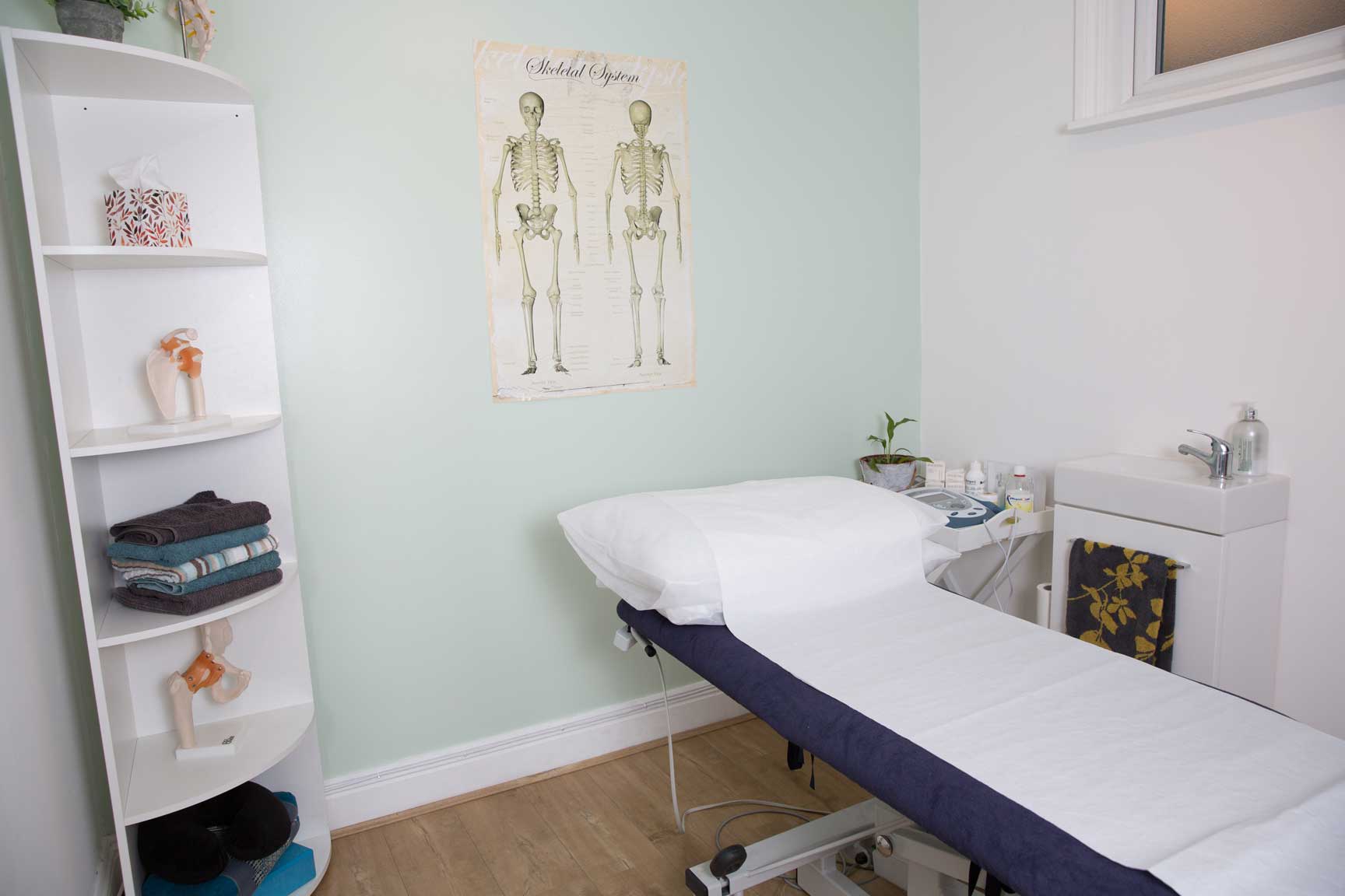 Treatment room at Henley Osteopathy